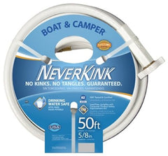 Teknor-Apex 8602-50 Boat Camper RV Never Kink White Drinking Water Safe Hose 50' x 5/8"