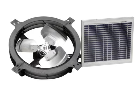 Air Vent 53560 / NPSG8 Solar Powered Gable Exhaust Fan - Quantity of 1