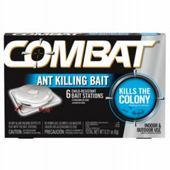 Combat 45901 6-Count Pack of Ant Pest Control Bait Stations