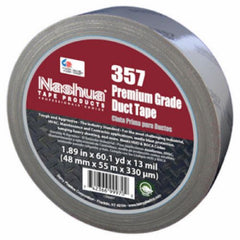 Nashua 357 1086142 1.89" x 60 Yard Roll of Gray HVAC Industry All Weather Thick Duct Tape