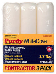 Purdy 14B863000 3-Count Pack of White Dove 9" x 3/8" Paint Roller Covers