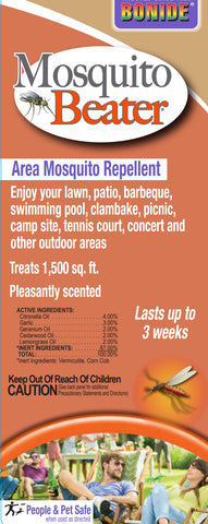 Bonide 5612 1.3 LB Container of All Natural Mosquito Beater Repellent Granules
