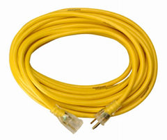Coleman Cable 2884AC Yellow Jacket 50' 15A 12 Gauge Extension Cord