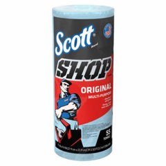 Scott 75130 Original Blue Strong Absorbent Shop Towels