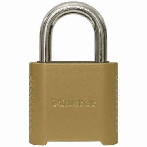 Master Lock 175D 2" Resettable Zinc Die Cast Combination Padlock - Quantity of 3