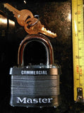 Master Lock 5KA-A478 2" Laminated Steel Keyed Alike Padlock - Quantity of 3
