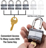 Master Lock 5KA-A214 Keyed Alike 2" Laminated Padlock