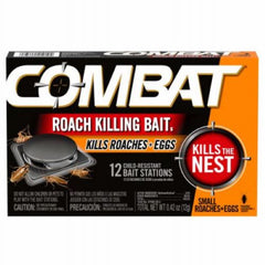 Combat 41910 12-Count Pack of Roach Pest Control Bait