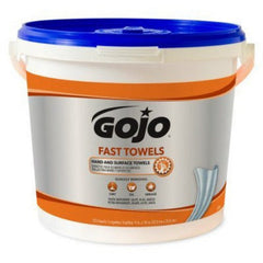 GOJO 6299-02 225 Count Container of Fast Wipe Towels Hand Cleaning Towels