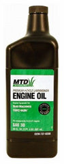 MTD OEM-737-0208 20 oz Bottle of 4-Cycle SAE 30 Lawn Mower Oil