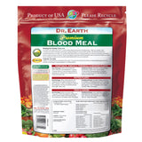 Dr Earth 716 2 LB Bag of 13-0-0 Organic Blood Meal Plant Food Fertilizer