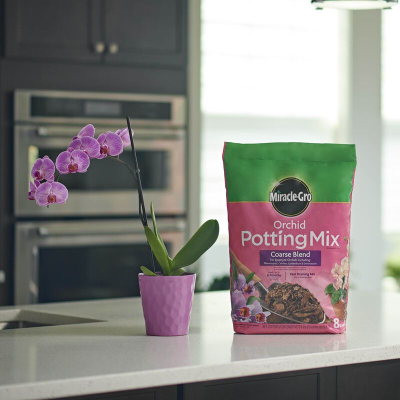 orchid potting mix coarse blend Miracle Gro 74778300 8-Quart Bag of Coarse Blend Orchid Potting Mix
