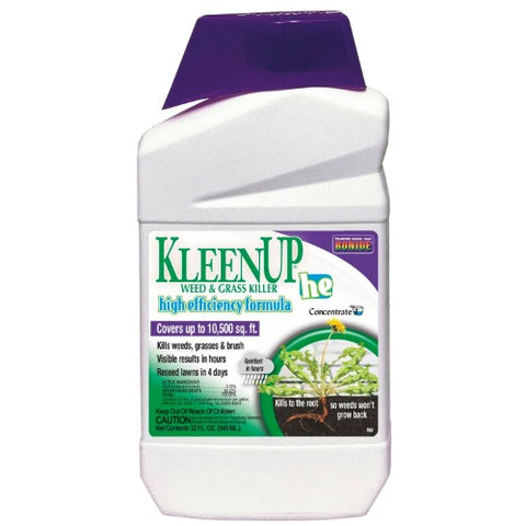Bonide 753 KleenUp High Efficiency Weed & Grass Killer 32 Oz Concentrate