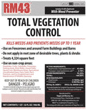 Ragan & Massey 76502 RM43 32 oz Container of Concentrate Total Weed & Vegetation Control