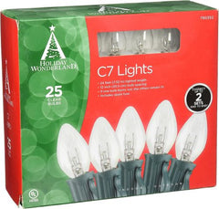 Holiday Wonderland 525C-88 25-Count Clear C7 Holiday Light Set