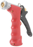 Fiskars / Gilmour 805722-1011 Commercial Threaded Front Brass Head Pistol Grip Hose Nozzle - Quantity of 6