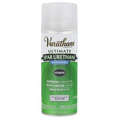 Varathane 250281 12 oz Can of Water Based Crystal Clear Satin Spar Urethane Spray