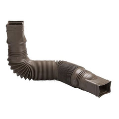 Amerimax 85019 Universal Brown Flexible Poly Downspout Extension