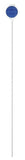 Hillman 840068 36" Blue Aluminum Driveway Marking Reflectors - Quantity of 12
