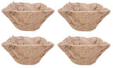 Panacea 84168 14"Square Coco Fiber Hanging Basket Planter Formed Liners - Quantity of 4