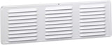 Air Vent 84215 16" x 6" White Aluminum Undereave Soffit Vent