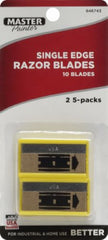 Allway SEB10 10-Pack of Single Edge Razor Blades w Plastic Dispenser