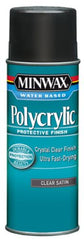 Minwax 33333 11.5 oz Can of Water Based Clear Satin Polycrylic Protective Spray Finish