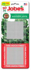 Jobe's 05031T 50-Count Pack of 13-5-4 Formula Houseplant Fertilizer Spikes