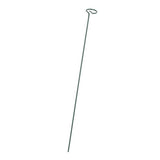 Panacea 89330GT 24" x 2.3" Green Steel PVC Coated Plant Support Stake - Quantity of 48