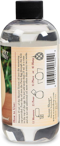 Scent Shop 90602 8 oz Skeeter Screen Mosquito Deterrent Patio Egg Refill - Quantity of 6