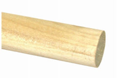Madison 436581 1-1/8" x 48" Inch Round Poplar Wood Dowels