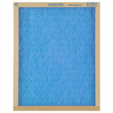 True Blue 124241 24" x 24" x 1" Flat Panel Spun Fiberglass Disposable Furnace Air Filter MERV 2 - Quantity of 12