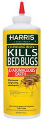 Harris HDE-8 8 oz Bottle of Bed Bug Pest Control Powder 