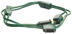 Master Electrician 09492ME 9' Foot 18/2 SPT2 Green 9-Outlet Christmas Tree Cube Tap Extension Cord