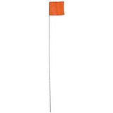 Hanson 15079 100-Count Pack of Glo Orange 21" x 2-1/2" x 3-1/2" High Visibility Marking / Stake Flags - Quantity of 4