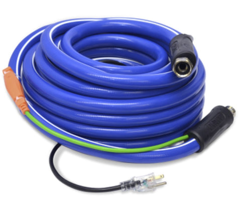 Pirit PWL-04-100 100' ft Grounded Heated Garden Hose Works Down To -42 Degrees - Quantity of 2