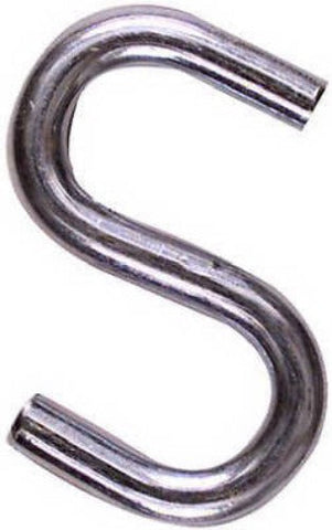 National N273-441 3 Bulk Heavy Duty Zinc Plated Open S Hooks - Quantity of 200