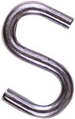 National N273-441 3" Bulk Heavy Duty Zinc Plated Open S Hooks