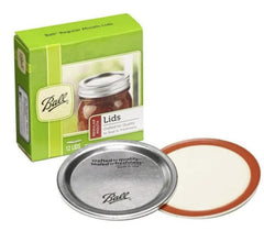 Ball 1440031050 12-Pack Regular Mouth Dome Canning Jar Lids - Quantity of 6