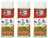 Kellogg's KEL 57555 4 oz Can of Pure Silicone Lubricant Spray - Quantity of 3