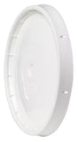 Leaktite LD6G01WH010 5 Gallon White Plastic Snap On Pail Bucket Lid - Quantity of 5