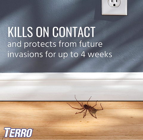 Terro T2302 16 oz Can of Spider Killer + Ant Scorpion Roach Bedbug & Tick Killer Spray