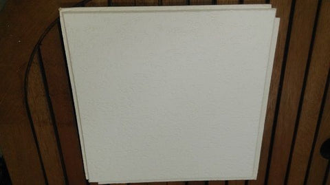 USG Interiors 4240 12" x 12" x .5" Tivoli Class C Wood-Fiber Acoustical Panel Ceiling Tiles - Quantity of 15
