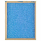 True Blue 120241 20" x 24" x 1" Flat Panel Spun Fiberglass Disposable Furnace Air Filter MERV 2 - Quantity of 12