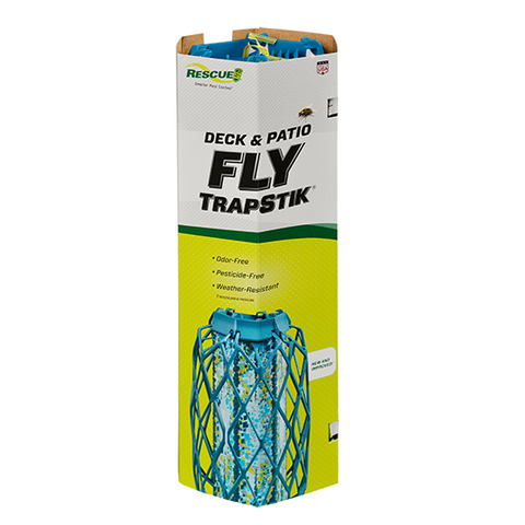 Rescue TSBF-BB6 Deck & Patio TrapStik Fly Trap - Quantity of 3