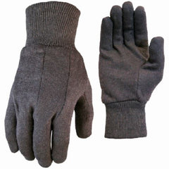 Tru-Guard 9126-26 Pair Of Men's Medium Brown Cotton Jersey Gloves