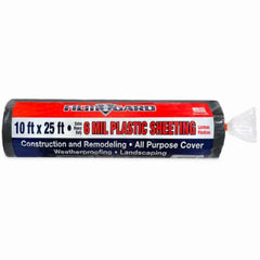 Berry Plastics 626192 Film Gard 10' x 25' 6 Mil Black Polyethylene Plastic Sheeting