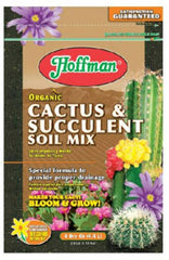 Hoffman 10404 4 Quart Organic Cactus & Succulent Potting Soil Mix