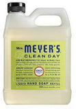 Mrs. Meyer's 12163 33 oz Bottle Of Lemon Scent Liquid Hand Soap Refill Bottle - Quantity of 4