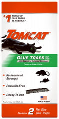 Tomcat 0362810 2-Pack Ready to Use Mouse & Rat Glue Traps - Quantity of 24